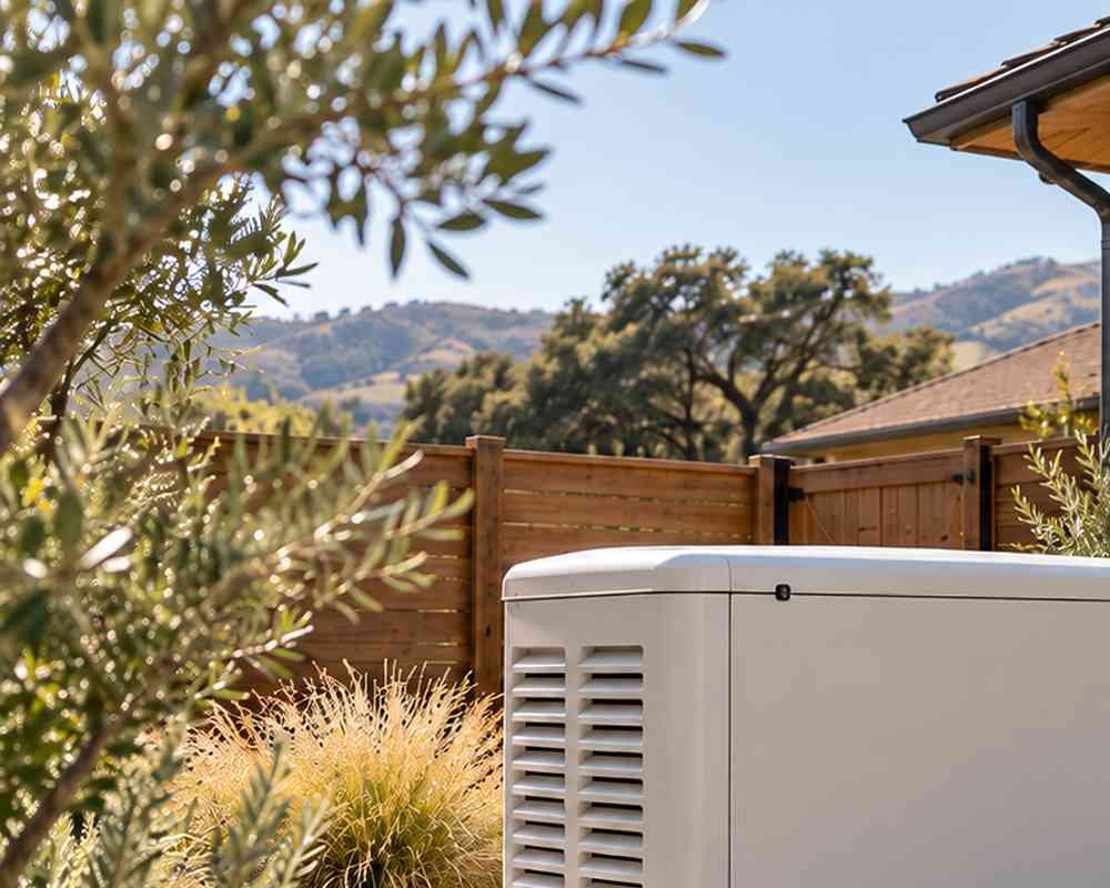 Standby generator installation in Rohnert Park CA